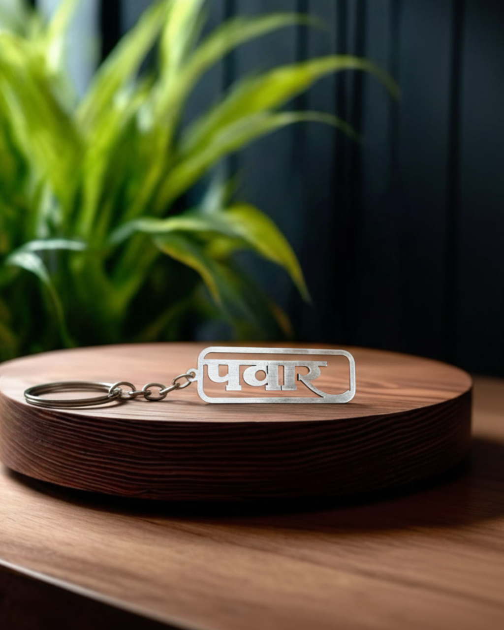 Pawar Name Stainless Steel Keychain