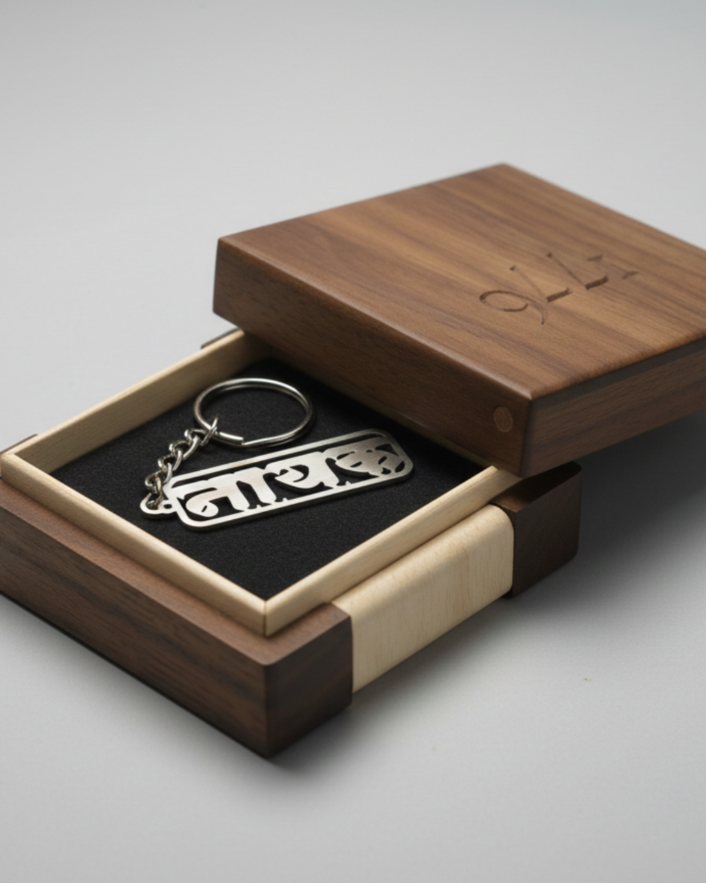 NAYAK Name Stainless Steel Keychain