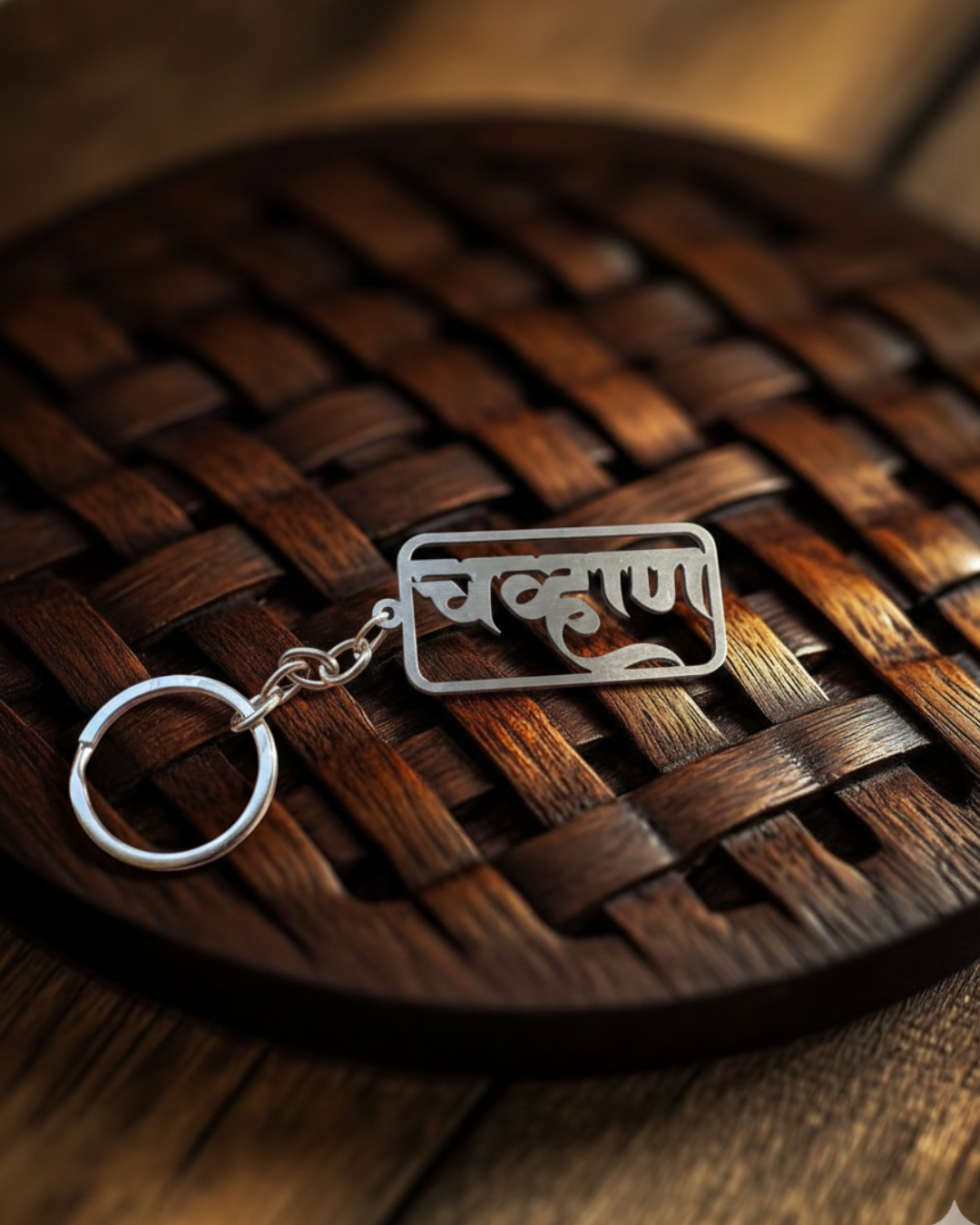 Chavan Name Stainless Steel Keychain